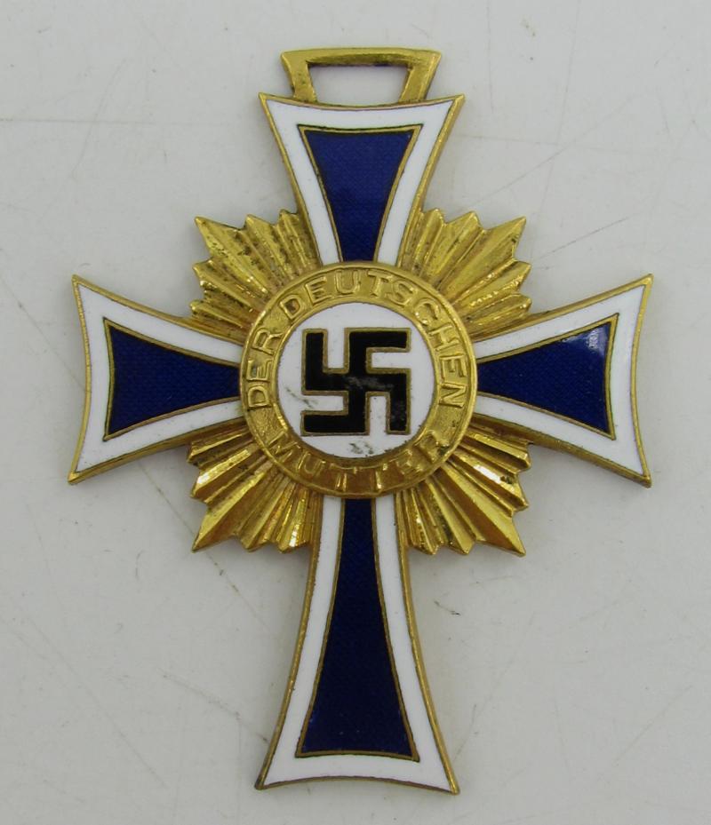 German Mothers Cross in Gold
