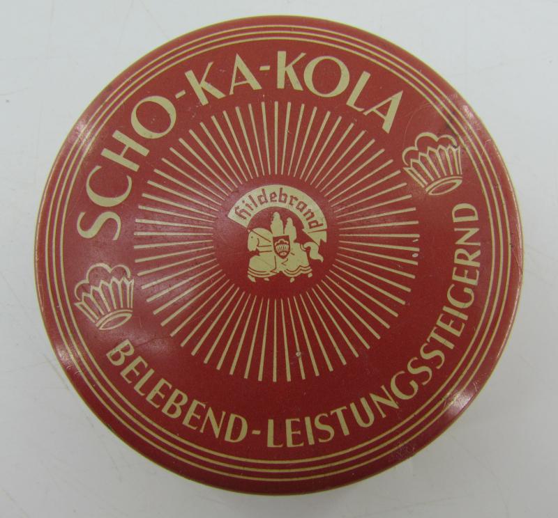 German Scho-ka-kola Tin Can