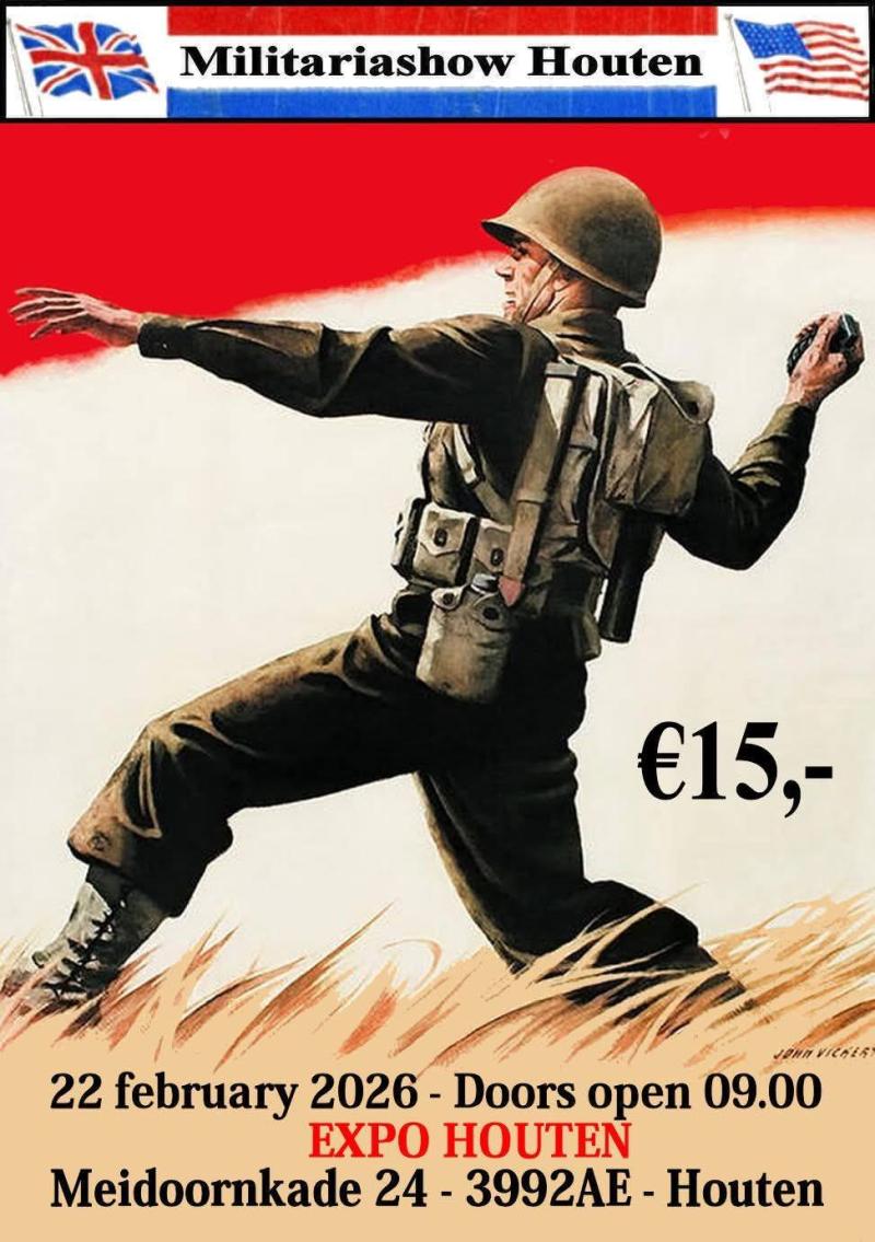 Houten Militaria Fair February 22- 2026